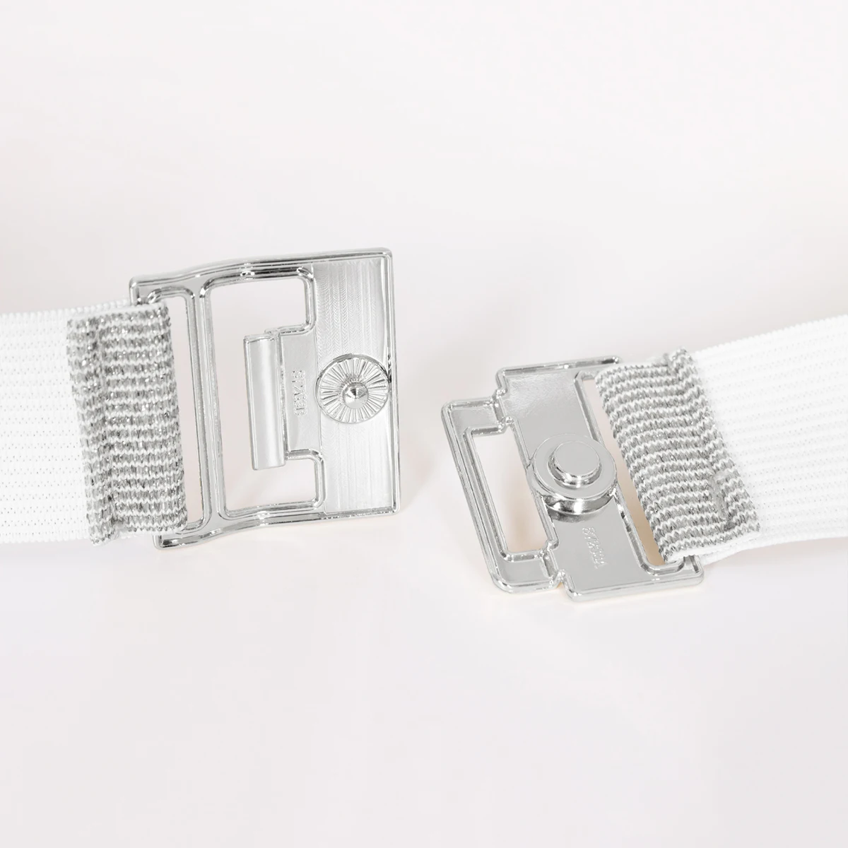 SISHION 2025 Fashion Plus Size S-XXL Women Waist Belts YD0019 Elastic Thin Golden Silver Bling Gothic Corsets Belt