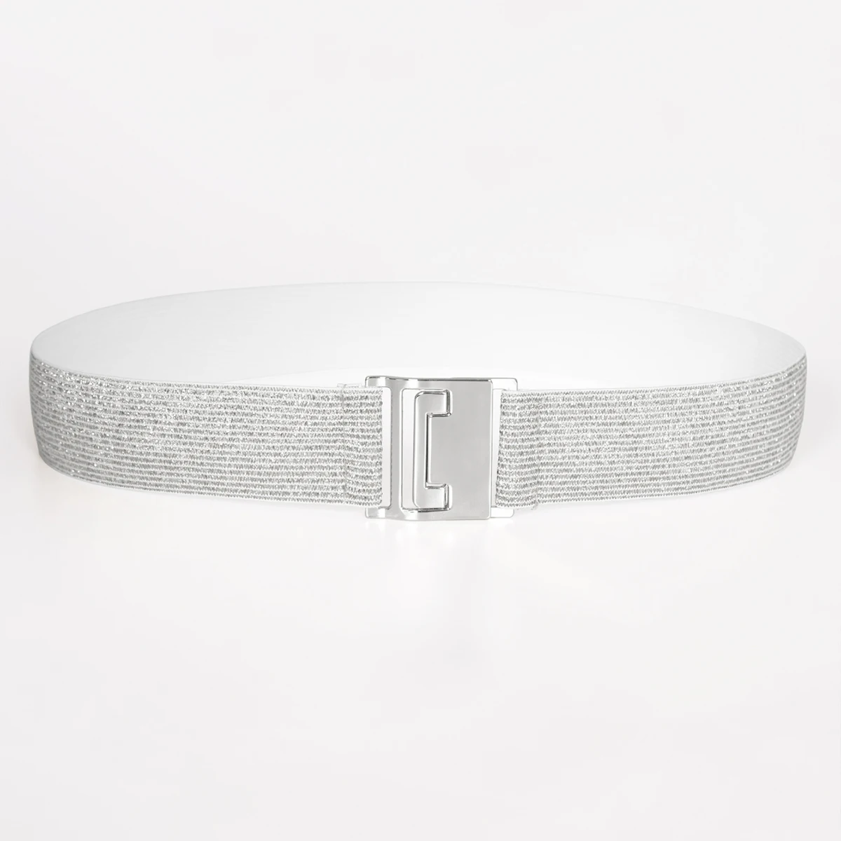 SISHION 2025 Fashion Plus Size S-XXL Women Waist Belts YD0019 Elastic Thin Golden Silver Bling Gothic Corsets Belt