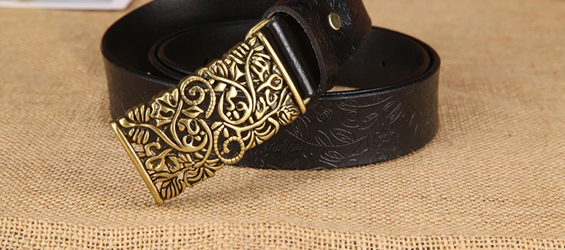 New ceinture female belt hand real leather women strap needle buckle casual style luxury female casual women belts