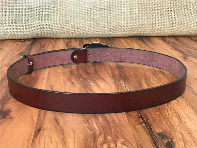 Brass Cowboy Belt Buckle Luxury Men Leather Belt Ceinture Homme Yellow Belts For Men Wide Male Strap Jeans Waist MBT0537