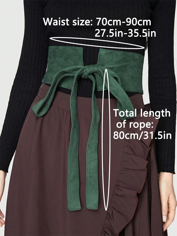 HERSHINE 1-piece Women's Fashion Extra Long Strap Shaping Wide Belt, Elegant Party Dress Sexy Accessory,spring,summer