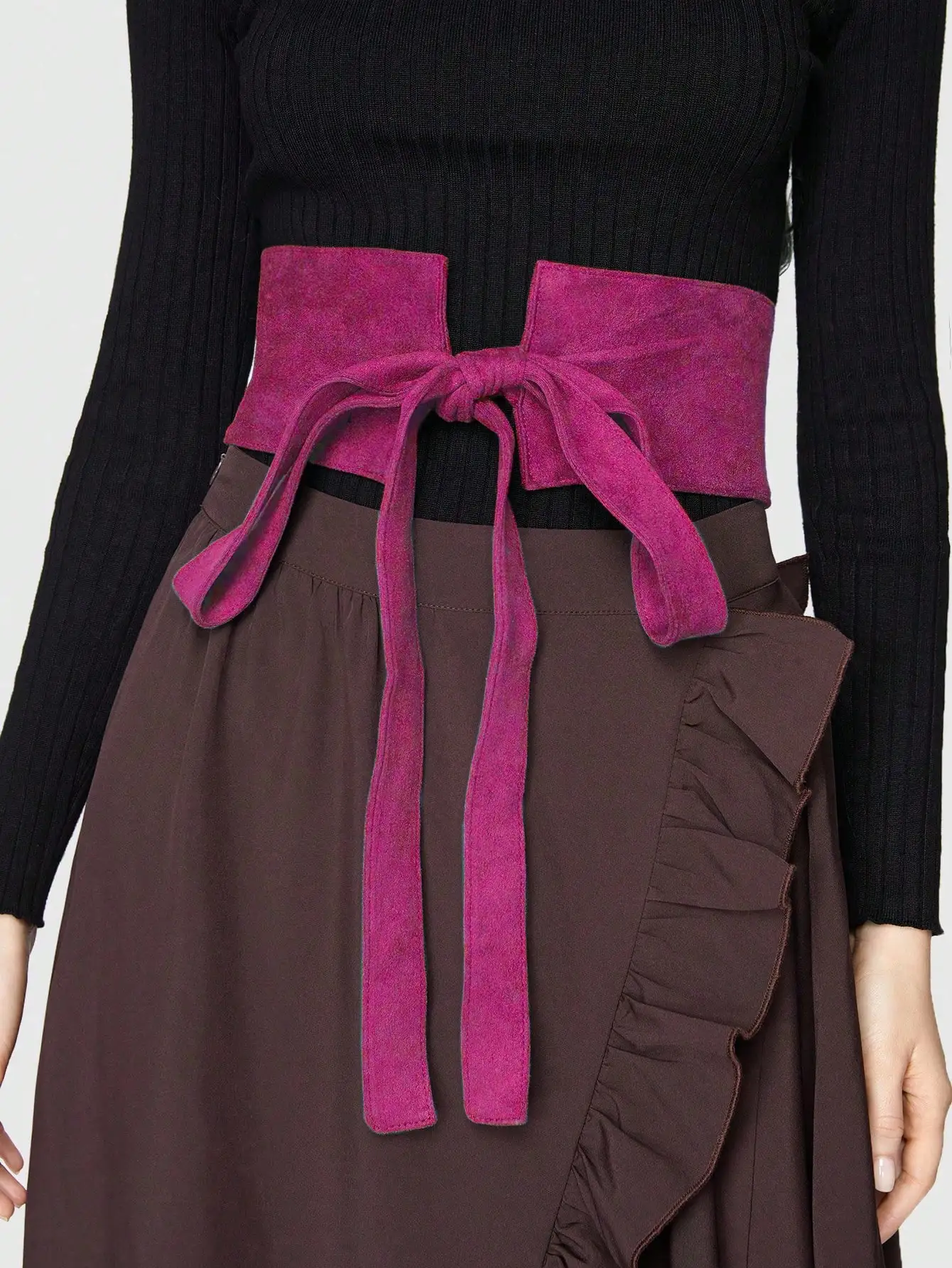 HERSHINE 1-piece Women's Fashion Extra Long Strap Shaping Wide Belt, Elegant Party Dress Sexy Accessory,spring,summer