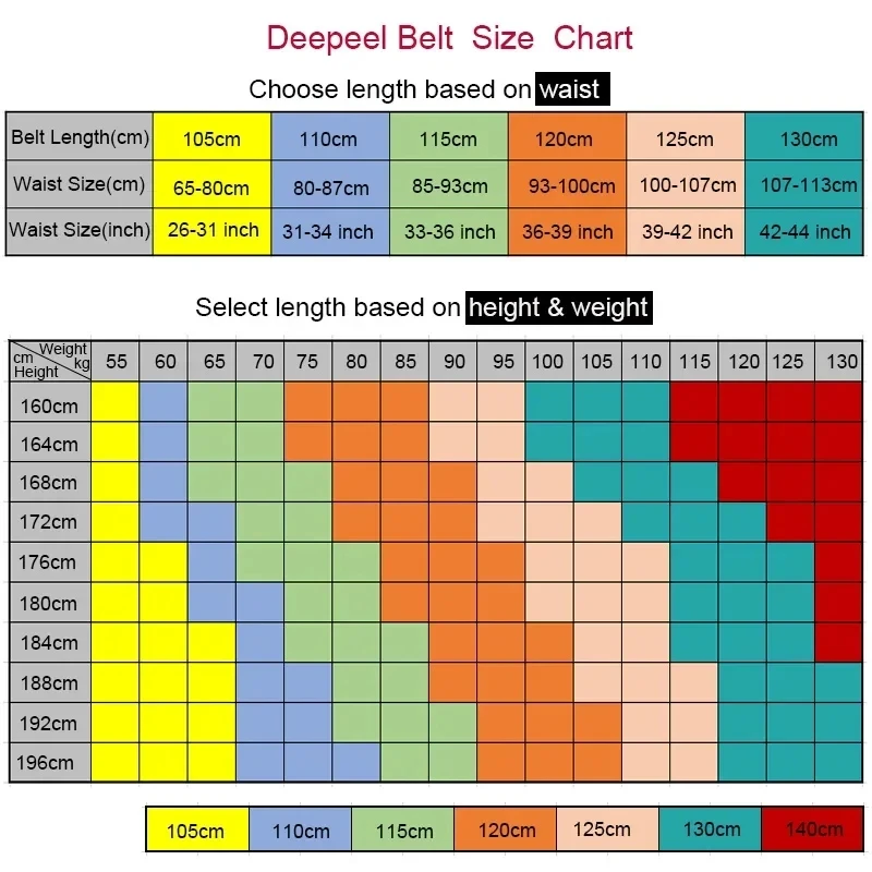1Pc Deepeel 37mm Wide Leather Men's Belt Business Casual Pin Buckle Waist Belts 110-130cm Man Waistband for Jeans Pants