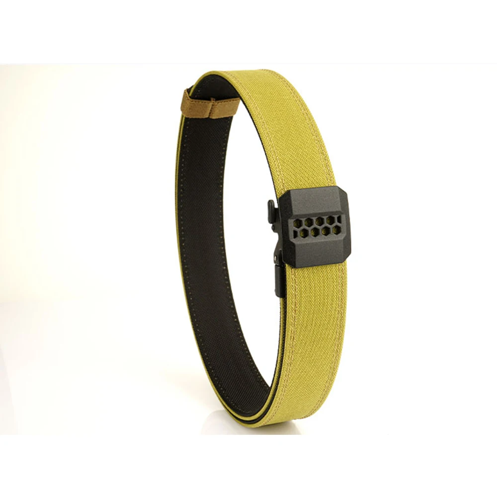 TUSHI New 140cm Military Gun Belt for Men Sturdy Nylon Metal Automatic Buckle Duty Tactical Belt Outdoor Girdle IPSC Accessories