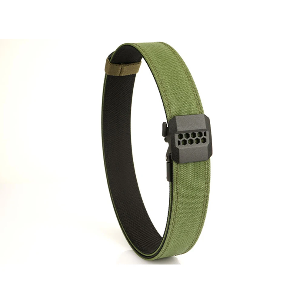 TUSHI New 140cm Military Gun Belt for Men Sturdy Nylon Metal Automatic Buckle Duty Tactical Belt Outdoor Girdle IPSC Accessories