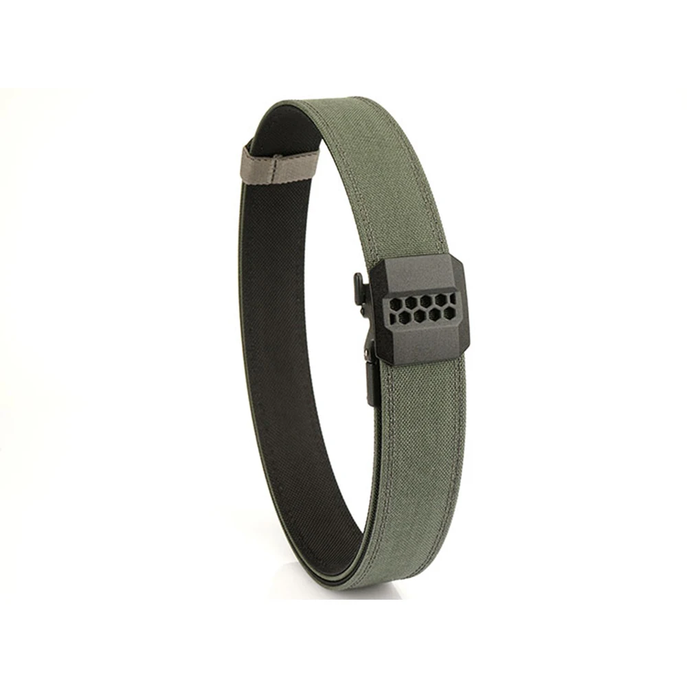 TUSHI New 140cm Military Gun Belt for Men Sturdy Nylon Metal Automatic Buckle Duty Tactical Belt Outdoor Girdle IPSC Accessories