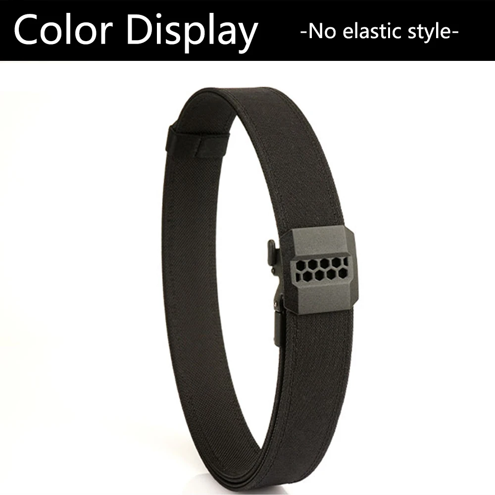 TUSHI New 140cm Military Gun Belt for Men Sturdy Nylon Metal Automatic Buckle Duty Tactical Belt Outdoor Girdle IPSC Accessories