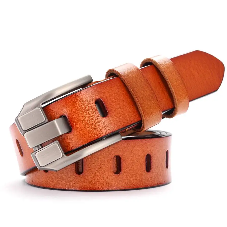 Women Leather Belt Luxury Brand Hollow Out Belt Jeans For Women Waistband Designer Belt Female Ceinture Femmes Width:2.8cm
