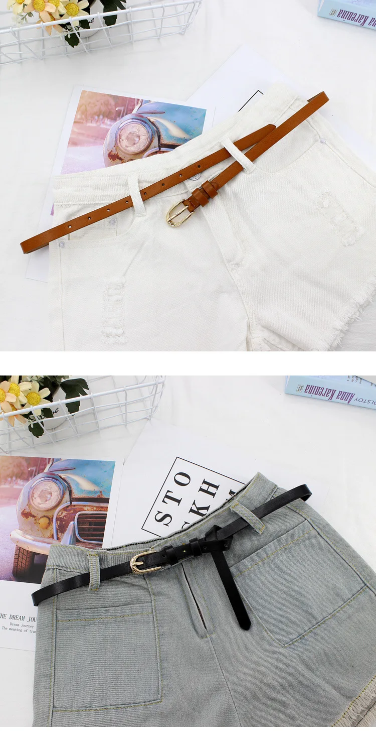 1pc 105cm Fashion Simple Corset Women's Belt for Jeans Black White Brown Leather Belts for Women