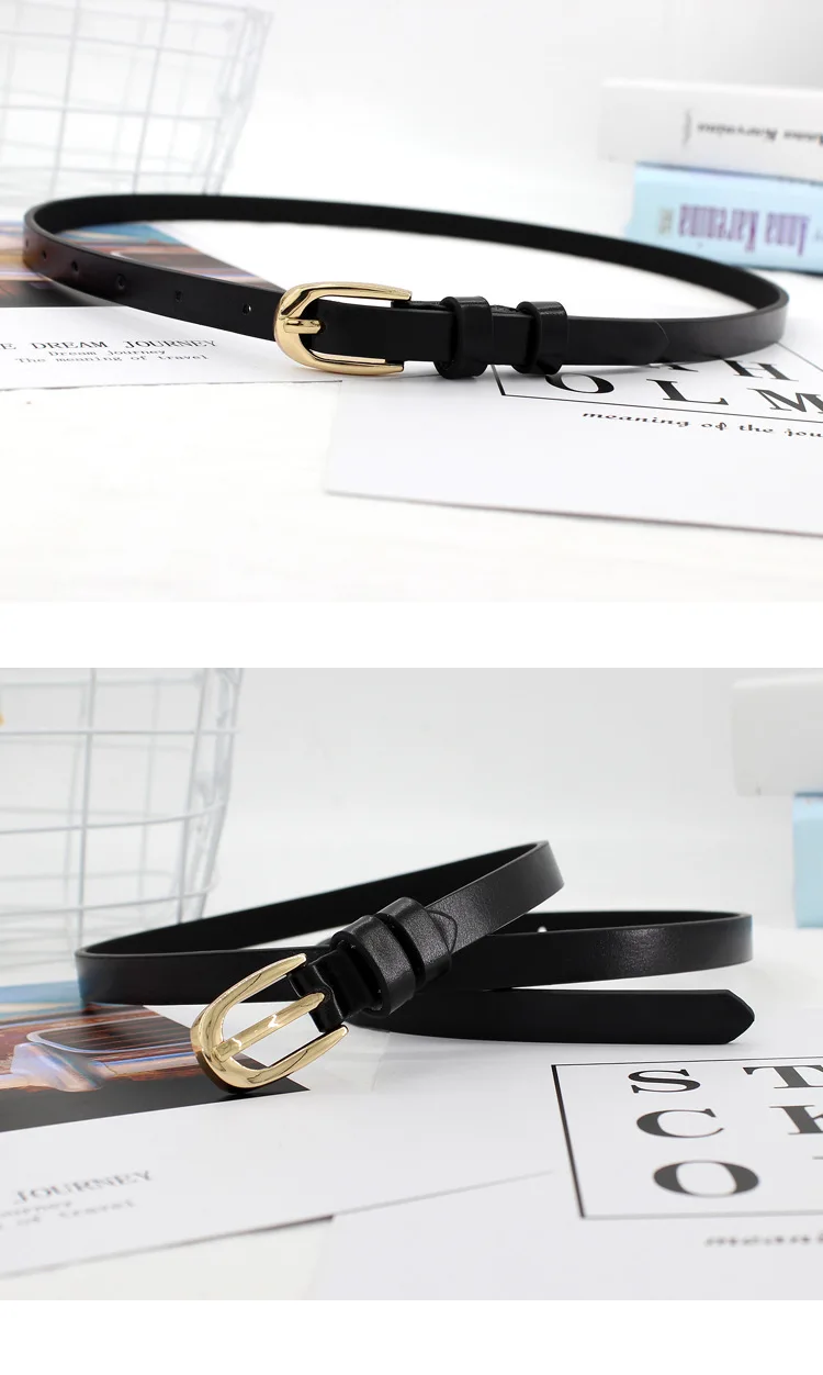 1pc 105cm Fashion Simple Corset Women's Belt for Jeans Black White Brown Leather Belts for Women