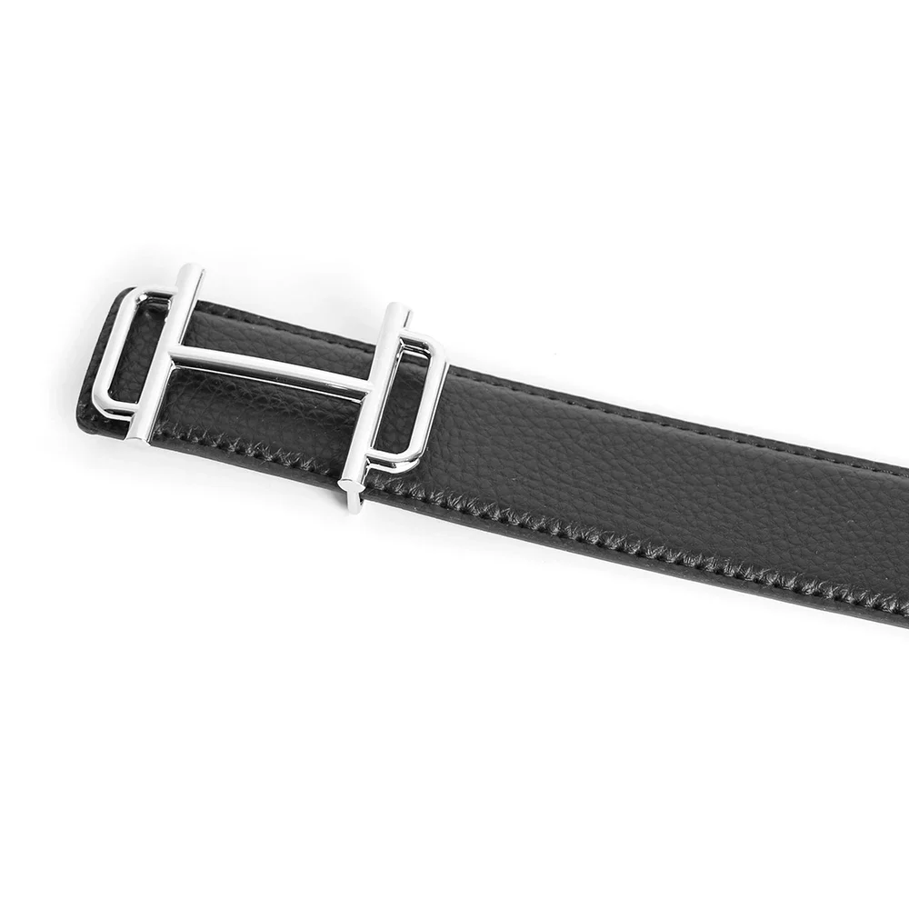 New Luxury Designer Pin T Buckle Belt Men High Quality Women Genuine Real Leather Dress Strap for Jeans Waistband Western Goth