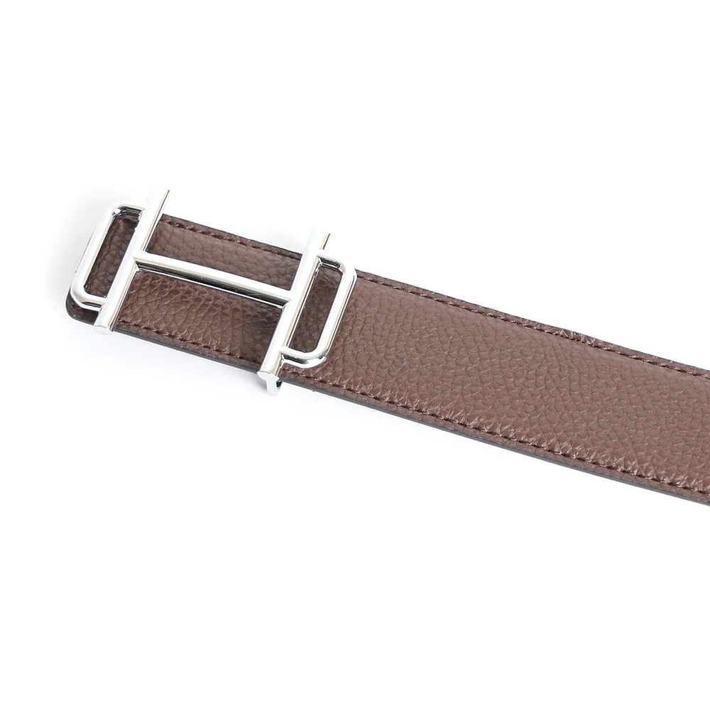 New Luxury Designer Pin T Buckle Belt Men High Quality Women Genuine Real Leather Dress Strap for Jeans Waistband Western Goth