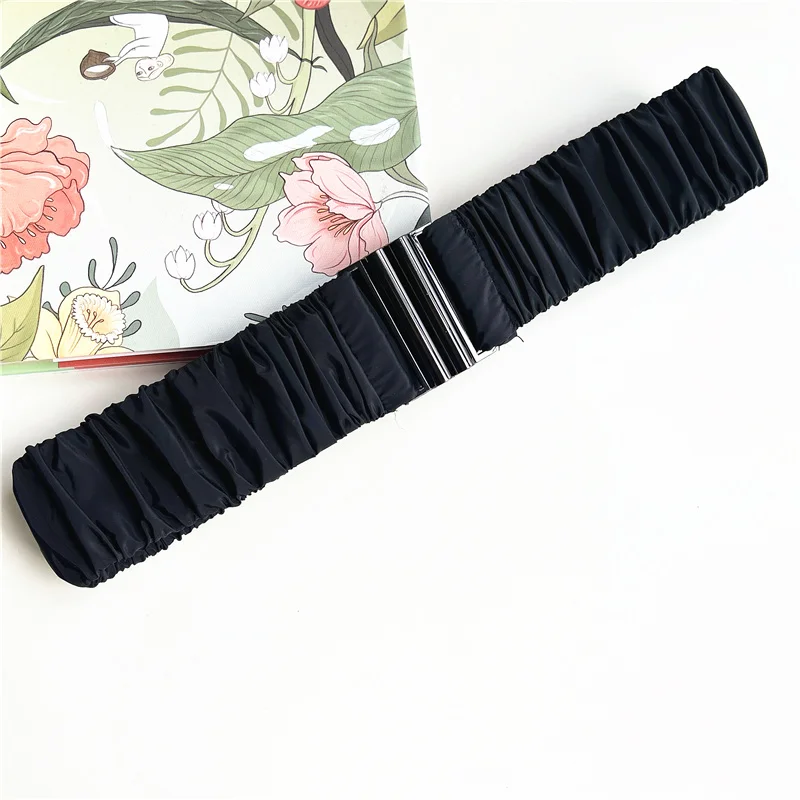 New Fabric Elastic Waist Corset Seal Belts for Women Skirt Accessories Decorative Wide Simple Versatile Dress Coat Jacket Belt