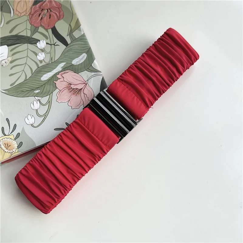 New Fabric Elastic Waist Corset Seal Belts for Women Skirt Accessories Decorative Wide Simple Versatile Dress Coat Jacket Belt