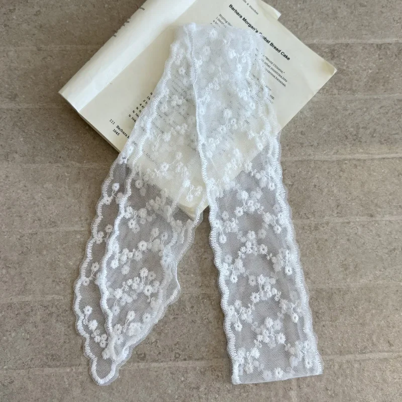 Unique Y2k Long Lace Waistband Floral Bow Lace Waist Belt Tie Up Thin Dress Jeans Belt Summer ремень женский cinturones de mujer