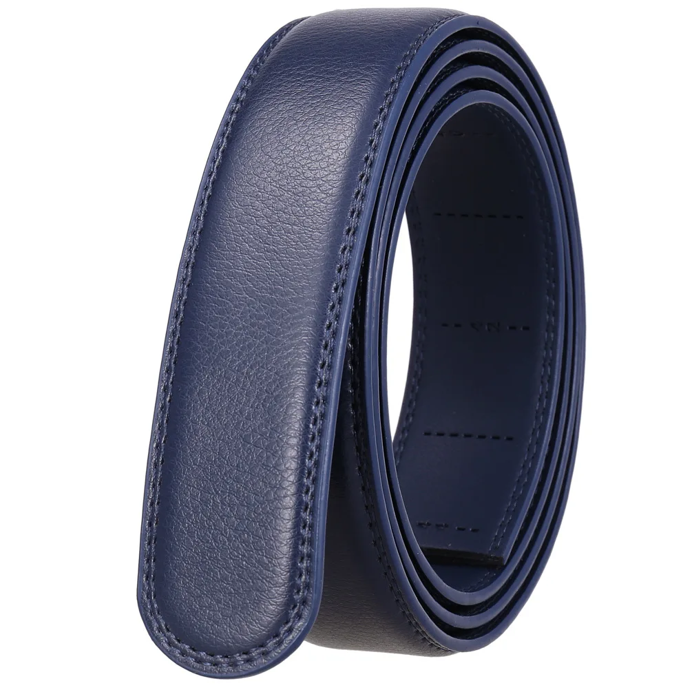 3.5cm Width Durable Without Buckle Replacement Waistband Classic Waistband Genuine Leather Belt Non-porous Girdle