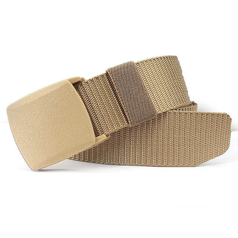 3.8X120cm Automatic Buckle Nylon Belt Male Army Green Camouflage Tactical Belt Mens Waist Canvas Belts Cummerbunds Women Strap