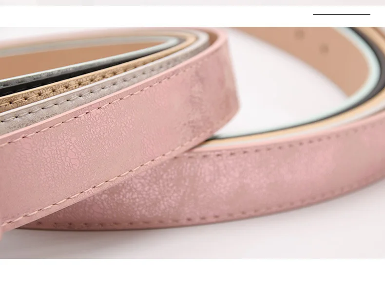 105cm Women's Korean Wild Belt Alloy pin buckle PU belt Ladies belt women belt Alloy square buckle