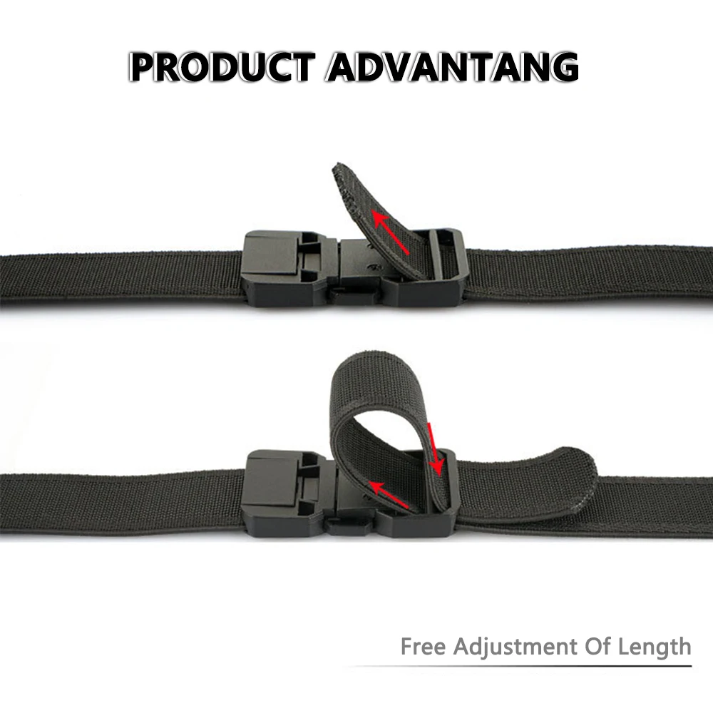 TUSHI Official Genuine Military Belt Elastic Belt for Men Alloy Buckle Quick Release Tactical Belt Stretch Girdles Male