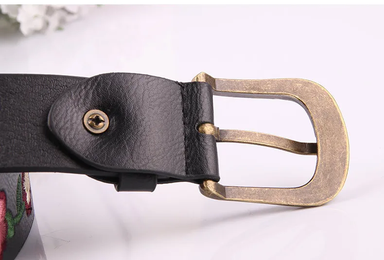 Fashion Hot Girls Women Waist Slimming Belt with Embroidery Flower Waistband Dropship