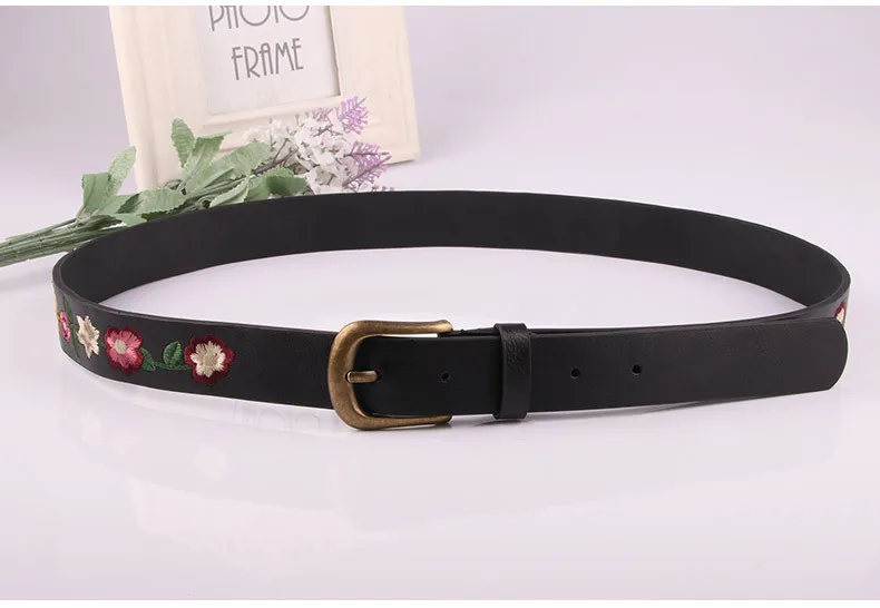 Fashion Hot Girls Women Waist Slimming Belt with Embroidery Flower Waistband Dropship