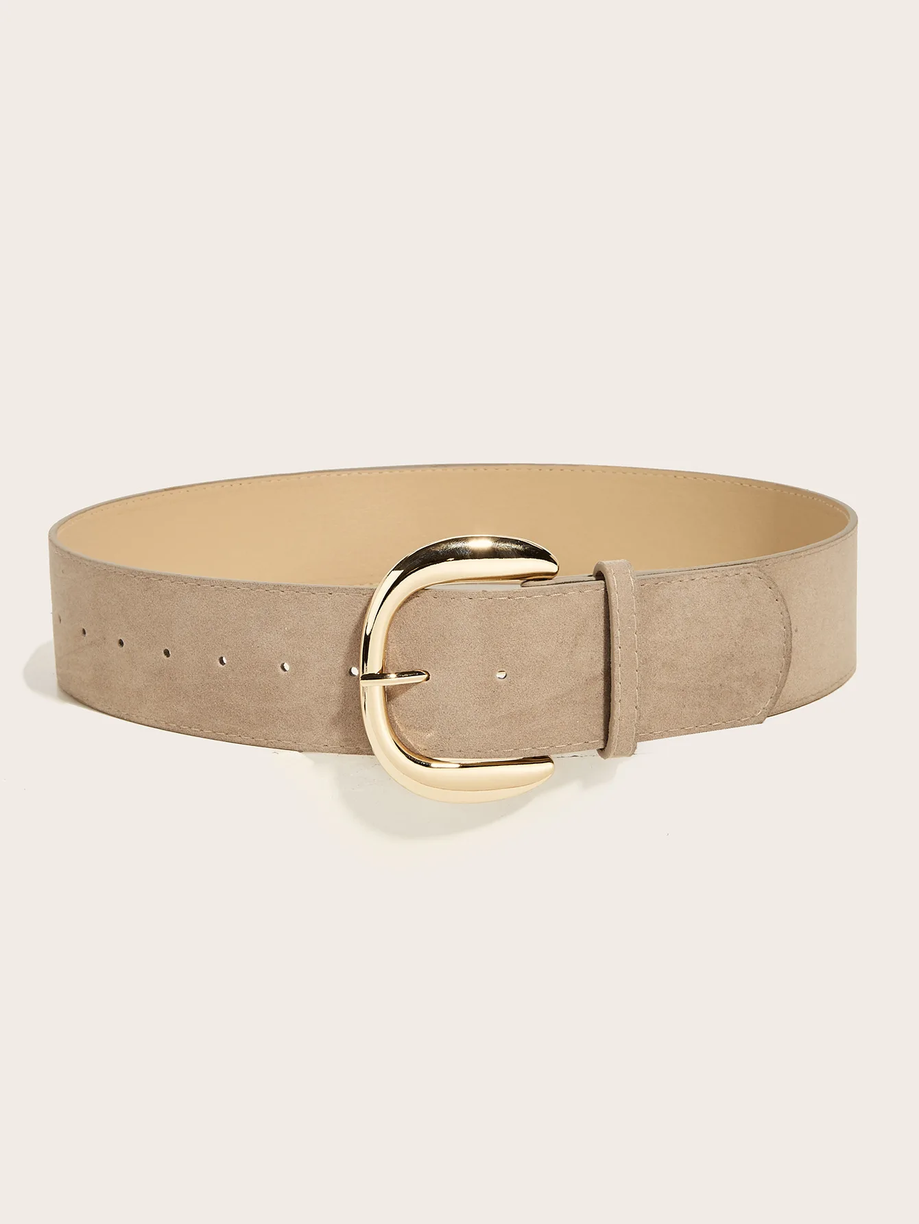5.8x107cm Vintage Suede Leather Wide Belt Casual Gold Silver Metal Pin Buckle Waistband Women Men Business Waist Strap Gifts