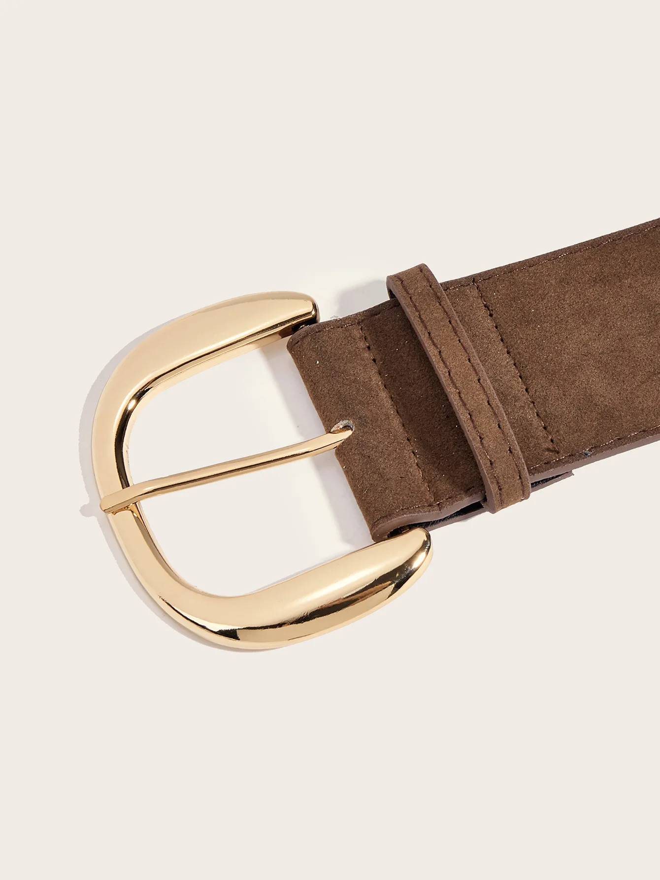 5.8x107cm Vintage Suede Leather Wide Belt Casual Gold Silver Metal Pin Buckle Waistband Women Men Business Waist Strap Gifts