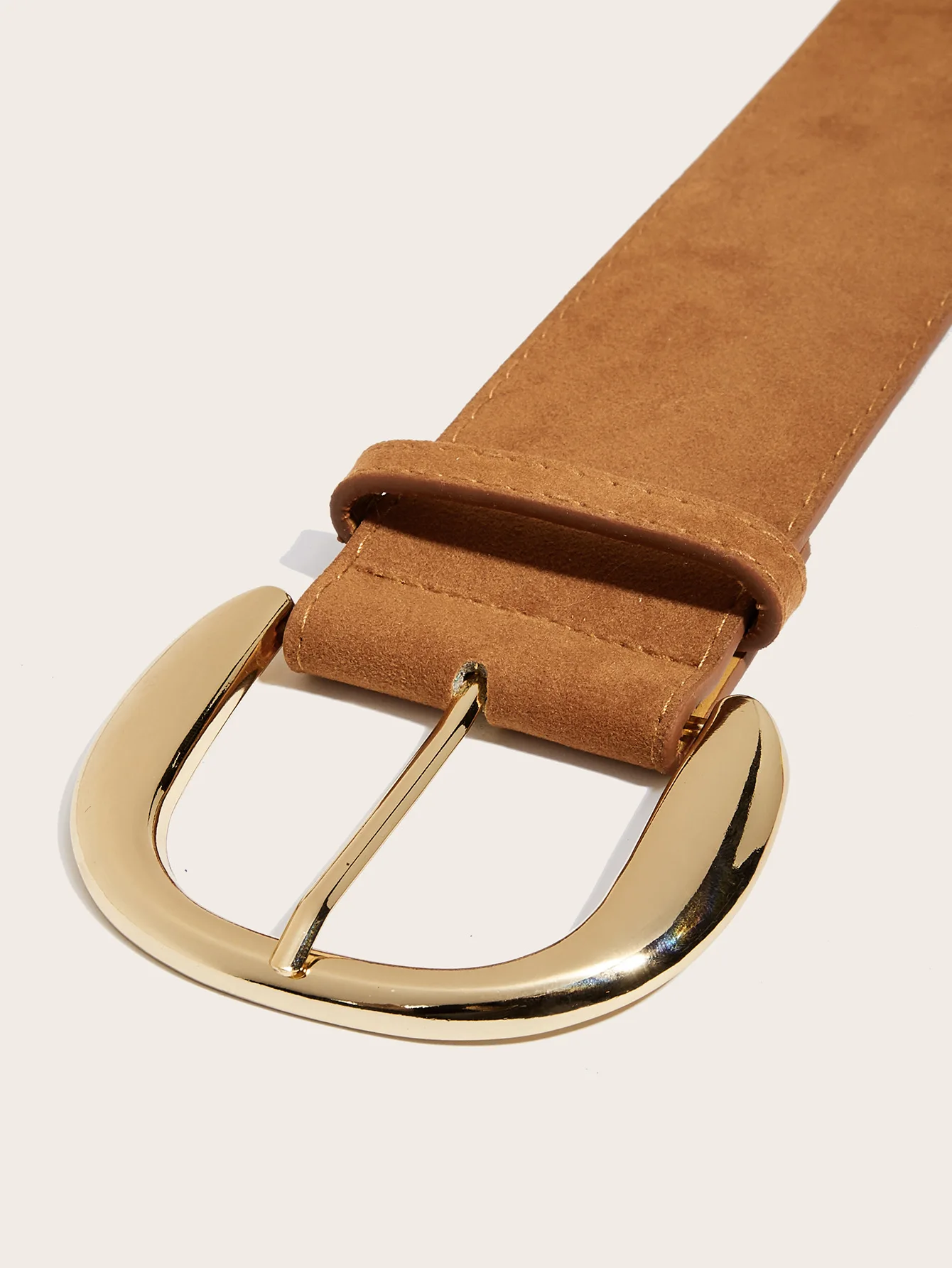5.8x107cm Vintage Suede Leather Wide Belt Casual Gold Silver Metal Pin Buckle Waistband Women Men Business Waist Strap Gifts