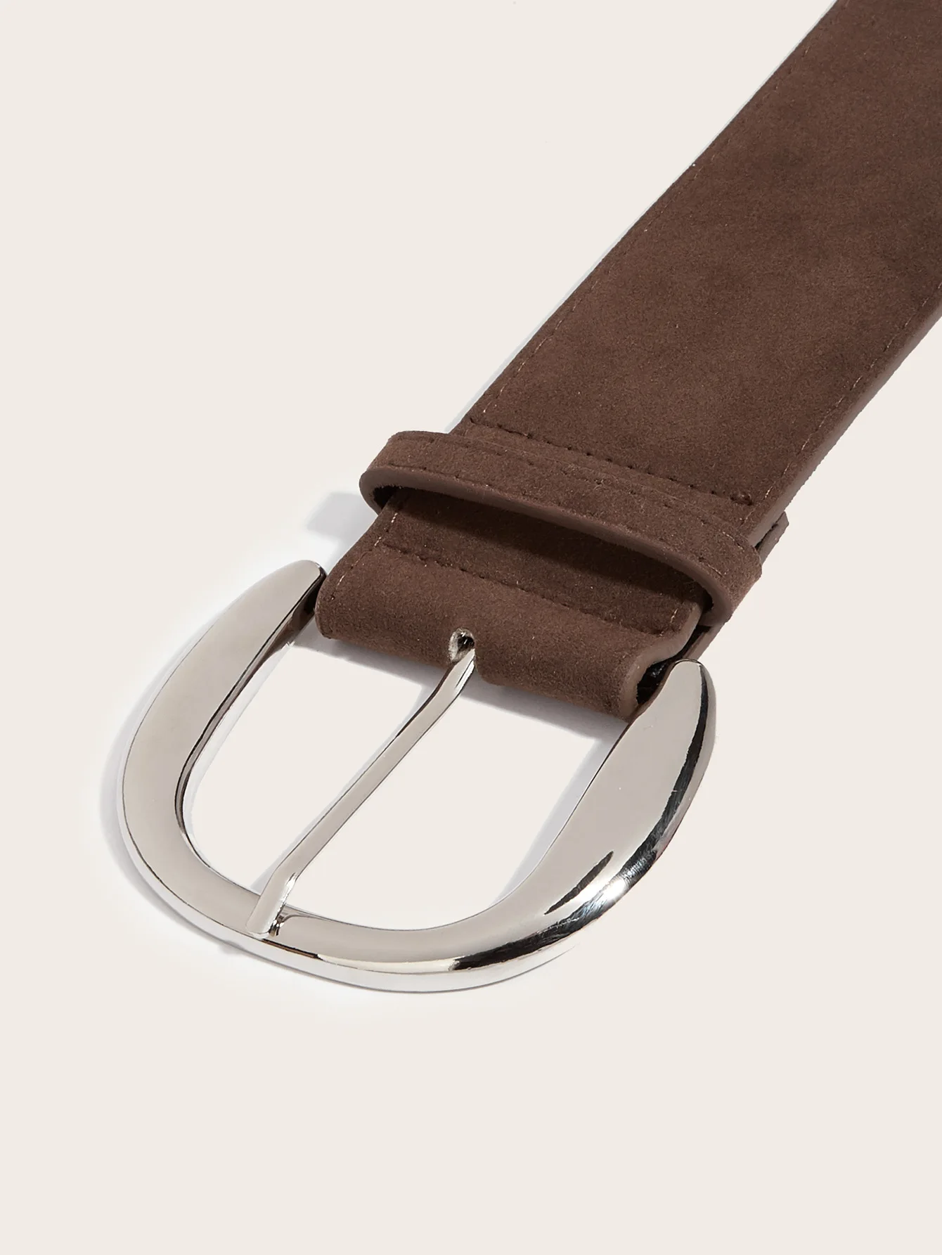 5.8x107cm Vintage Suede Leather Wide Belt Casual Gold Silver Metal Pin Buckle Waistband Women Men Business Waist Strap Gifts
