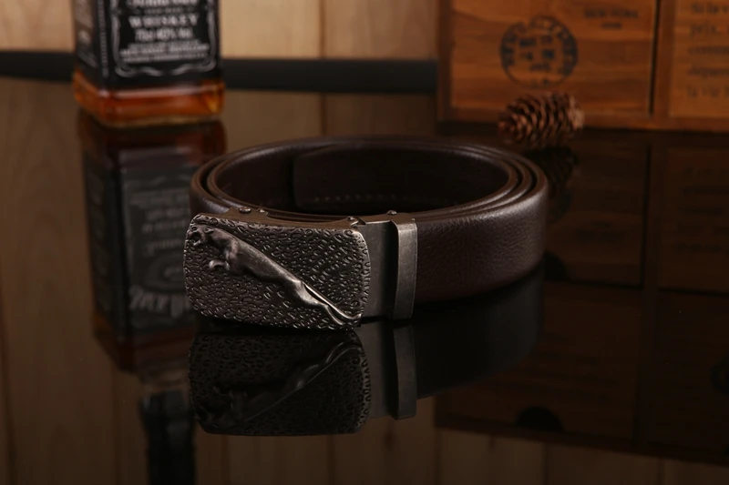 gold buckle jaguar mens belts luxury 2020 new hot designer strap high quality fiber leather 160 cm 150 140 automatic 170 180 130