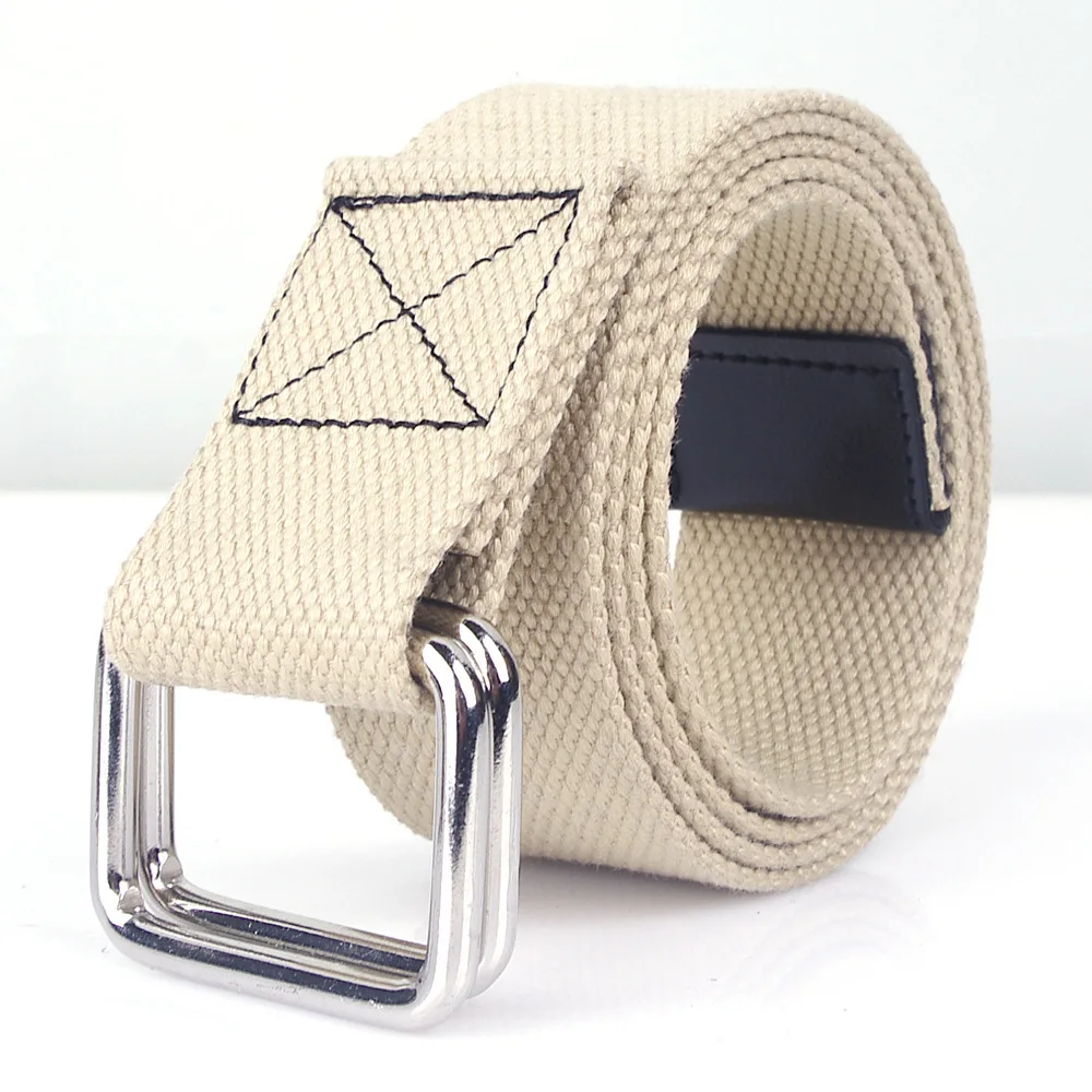 New Tactical Canvas Belt Men Belts Metal Buckle Webbing Belts for Men Canvas Nylon High Quality Strap Casual Sports Students