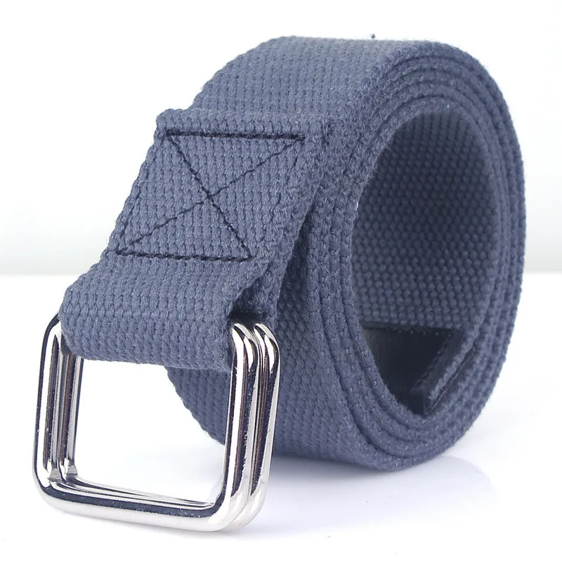 New Tactical Canvas Belt Men Belts Metal Buckle Webbing Belts for Men Canvas Nylon High Quality Strap Casual Sports Students