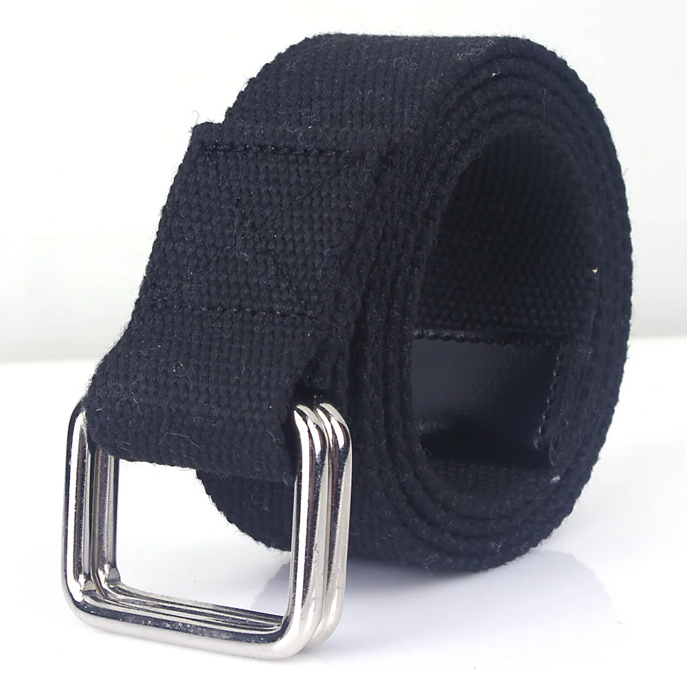New Tactical Canvas Belt Men Belts Metal Buckle Webbing Belts for Men Canvas Nylon High Quality Strap Casual Sports Students