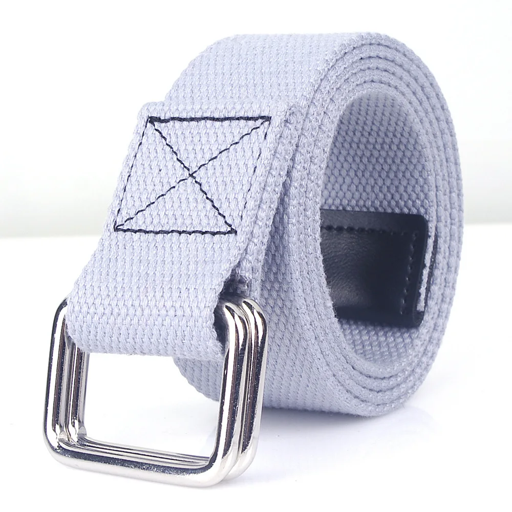 New Tactical Canvas Belt Men Belts Metal Buckle Webbing Belts for Men Canvas Nylon High Quality Strap Casual Sports Students