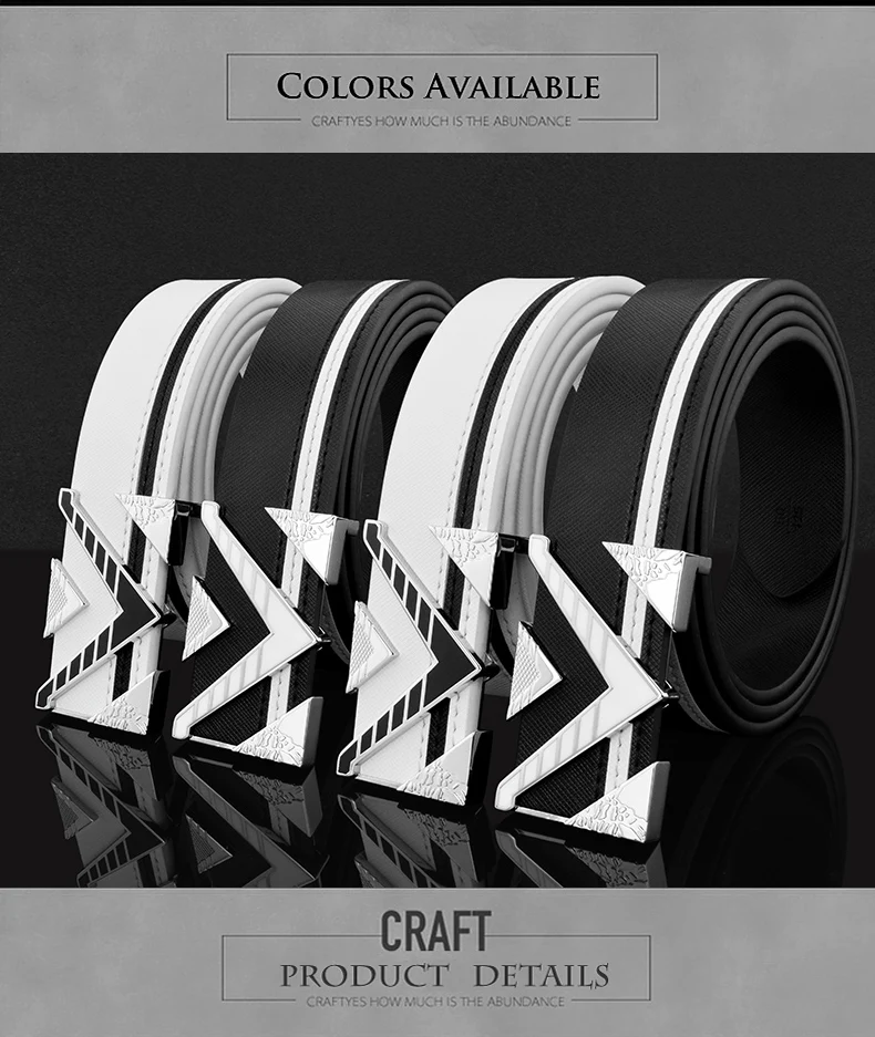 2025 New High Quality Belts for Men &Women Unisex Fashion Shiny White Design Buckle Waist Shaper Leather Belts