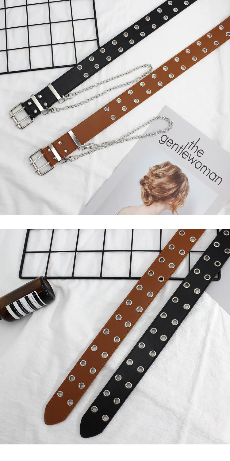 2023 Women Belts New PU Leather Simple Metal Buckle Belt Girls Dress Jean Pants Waistband Belts for Lady Luxury Designer Brand