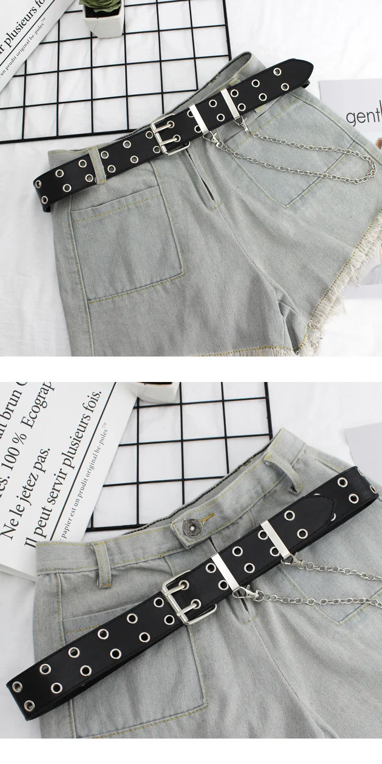 2023 Women Belts New PU Leather Simple Metal Buckle Belt Girls Dress Jean Pants Waistband Belts for Lady Luxury Designer Brand