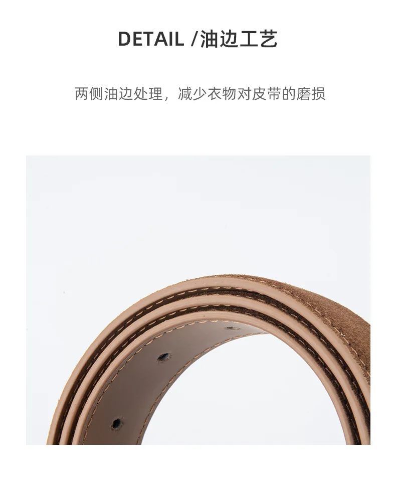Women Luxury Design Suede Leather Belt Casual Versatile Business Waist Strap Trendy Pin Buckle Waistband