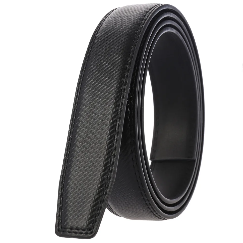 30mm 31mm Width No Buckle Ratchet Belt For Men Black Mens Leather Belts Without Buckles High Quality Strap