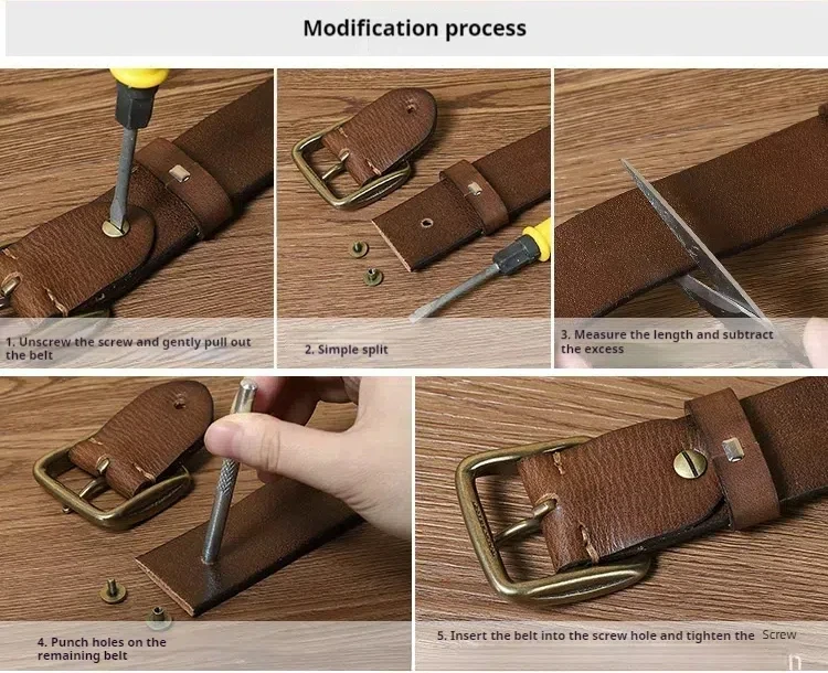 3.8CM Wide Men's Genuine Leather Cowhide Copper Buckle Casual Retro Fashion Belt Men Waistband Male Luxury Strap Cintos