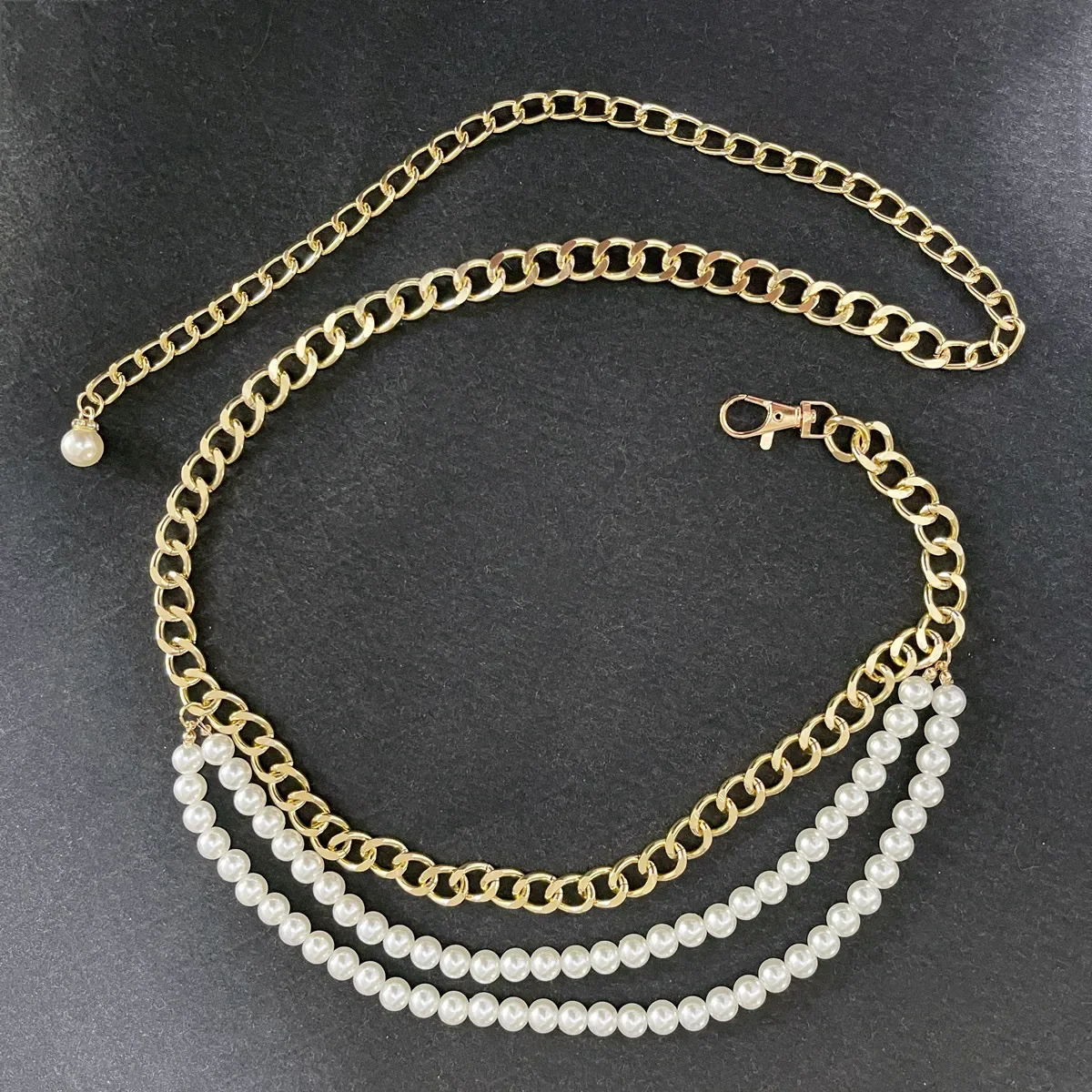Women Belt Pearls Splicing Woman Belt for Jeans Vintage Fashion Leisure Designer Belts Women High Quality 2024 New