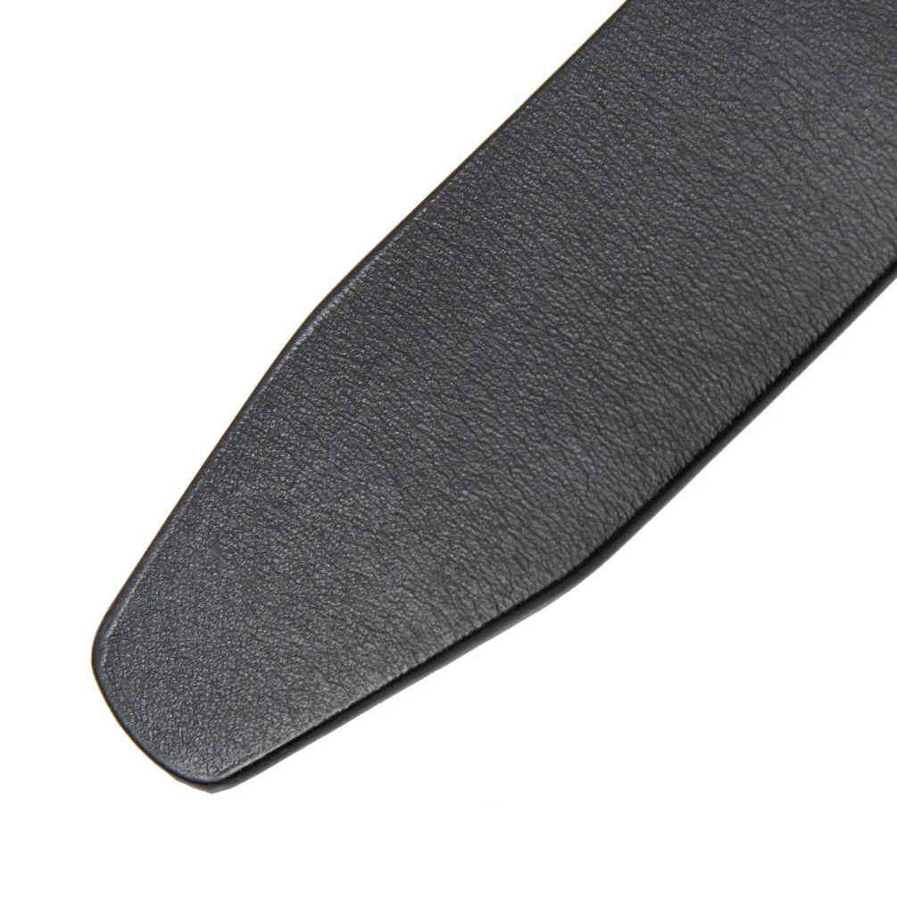 3.5cm Wide Luxury Brand No Buckle Cowhide Leather Ratchet Belt Men Without Buckle Holeless Mens Automatic Genuine Leather Belts