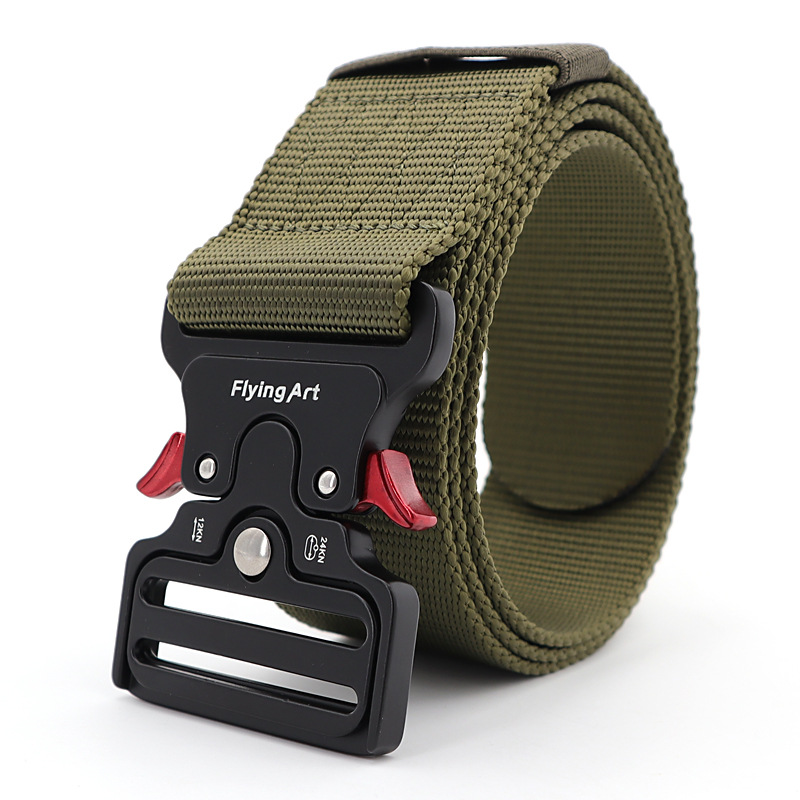 Plus Size 5cm×125cm Men's Belt Outdoor Hunting - Multi Function Survival Marine Corps Canvas Nylon Belts