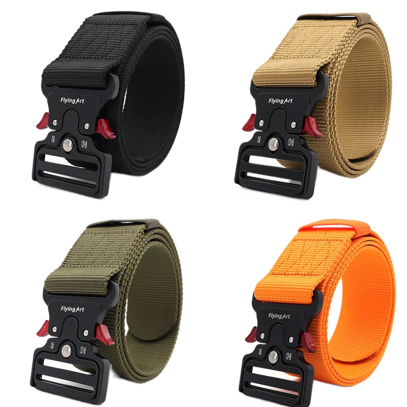 Plus Size 5cm×125cm Men's Belt Outdoor Hunting - Multi Function Survival Marine Corps Canvas Nylon Belts