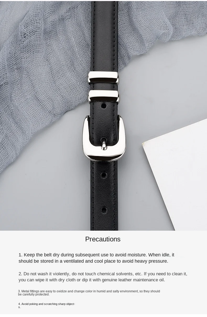 2023 New Luxury Belt Women's Genuine Leather Belt Business Fashion Cowhide Belt Decoration Dress Jeans Belt