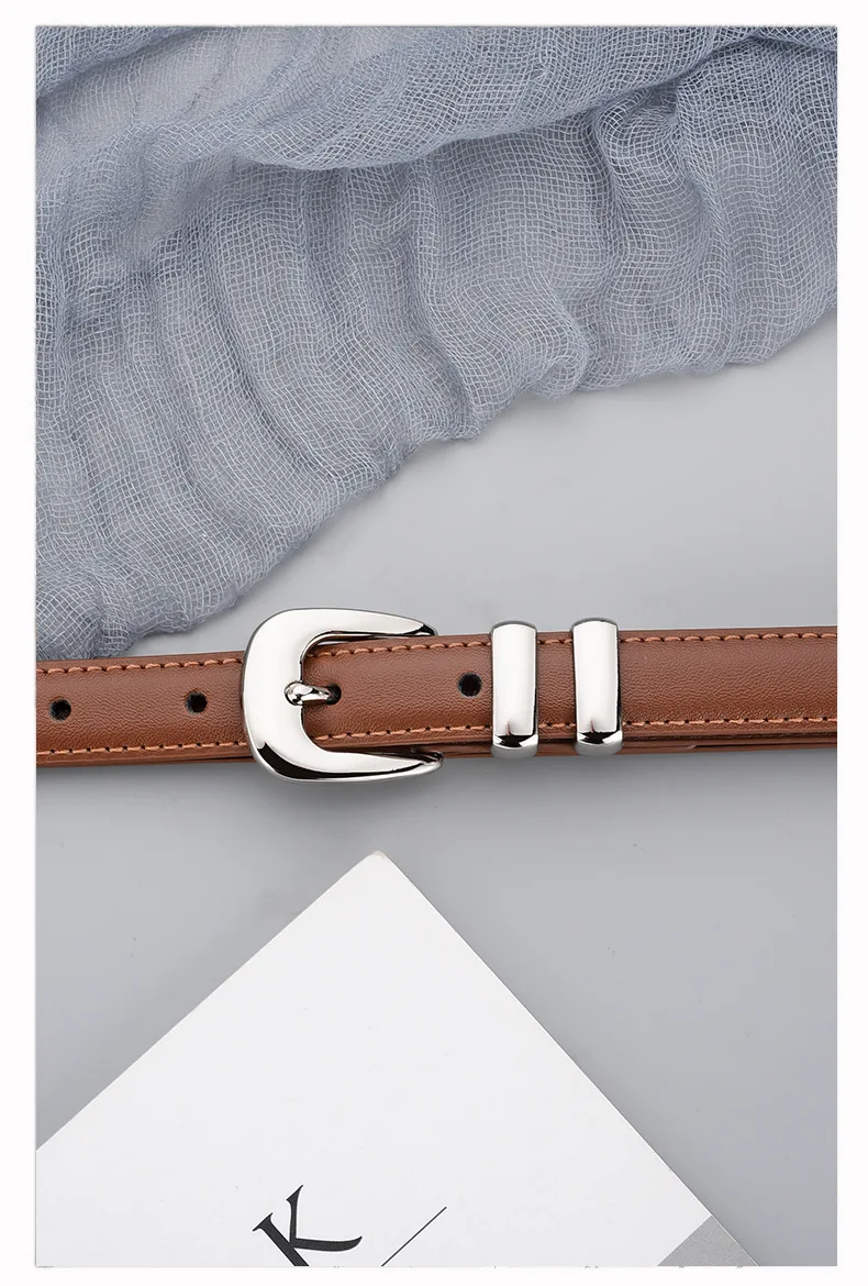 2023 New Luxury Belt Women's Genuine Leather Belt Business Fashion Cowhide Belt Decoration Dress Jeans Belt