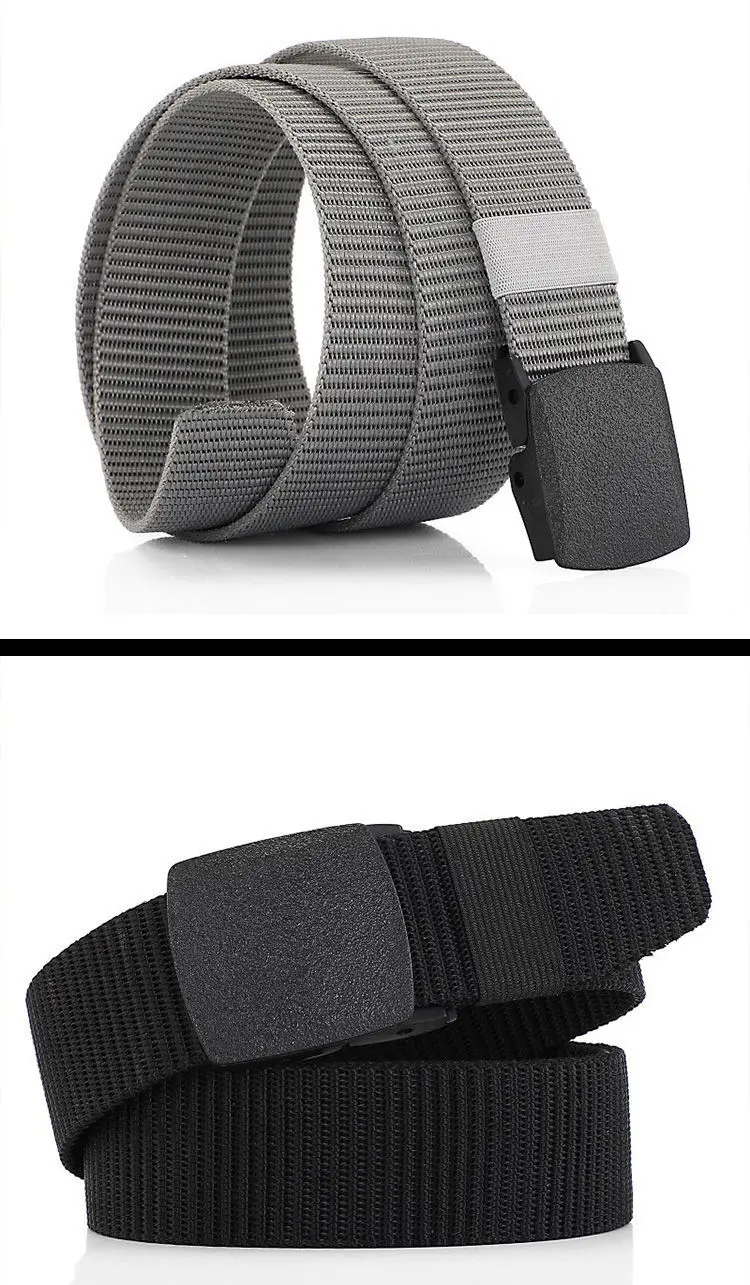 Belts Men and Women Nylon Webbing Tactical Military Casual Designer Canvas Jeans Belt High Quality Army Waist Fabric Strap HB041
