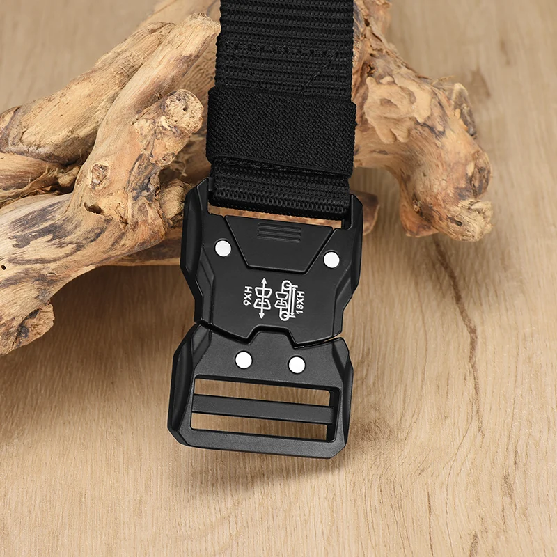2pcs Fashion Men's Canvas Belt Simple Men's Outdoor Adventure Multi-function Belt Suitable For Youth Casual Shorts Belt