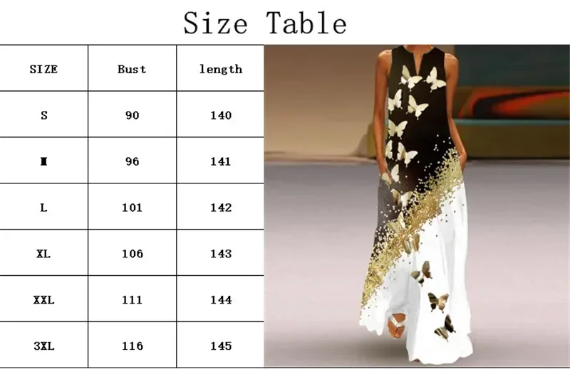 Summer Women's Artistic Retro Sleeveless V-neck Pullover Print Sexy Dress Long Skirt Women's Loose Waist Oversized Swing Skirt