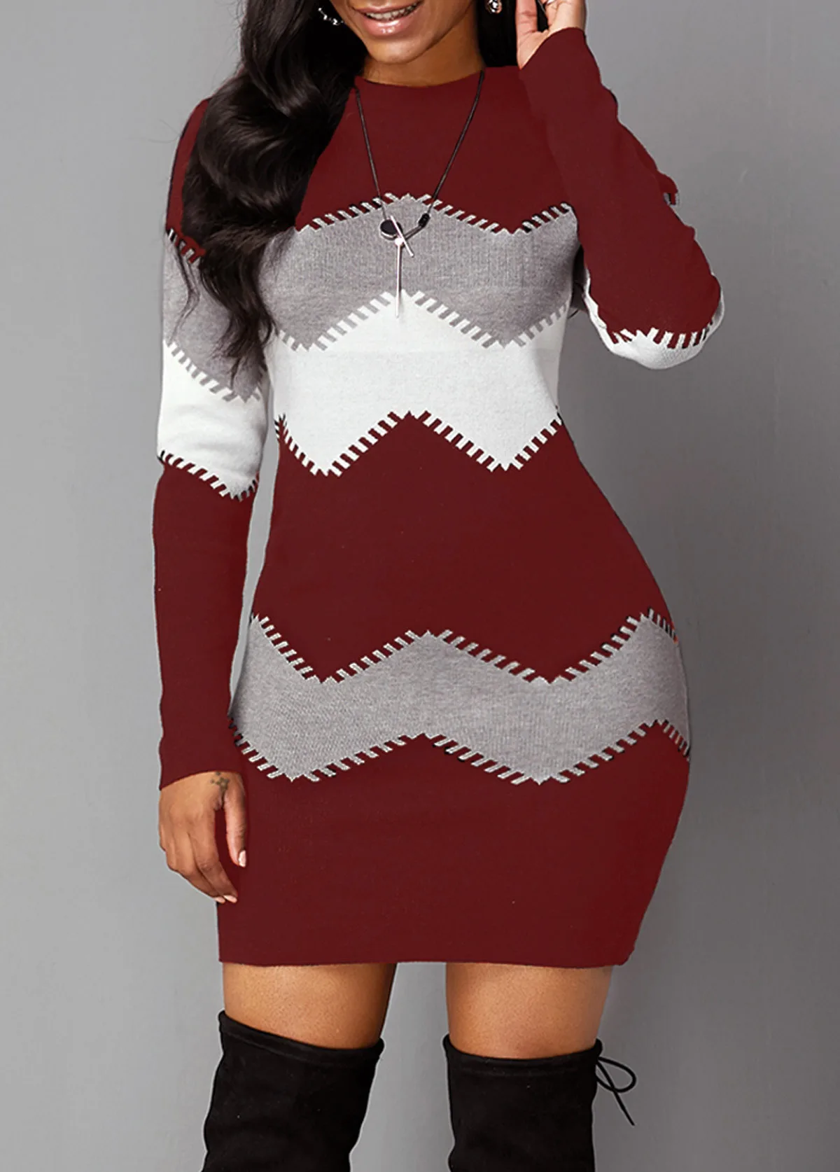 2024 Autumn Women Dress Hip Vintage Strip Befree Large Size Big Sexy Boho Casual Party Elegant Dresses for Women S-5XL